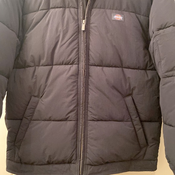 NWT Dickies Puffer Coat Black Overbrook Eisenhower Water Resistant MEN SZ Small - Picture 4 of 17